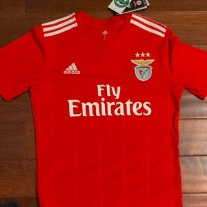 Adidas Benfica Adult Small Soccer Jersey
